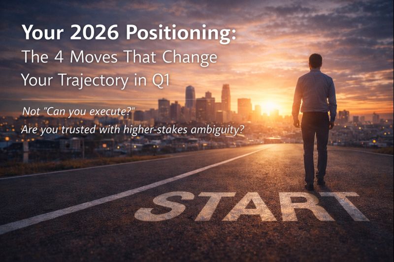Your 2026 Positioning: The 4 Moves That Change Your Trajectory in Q1